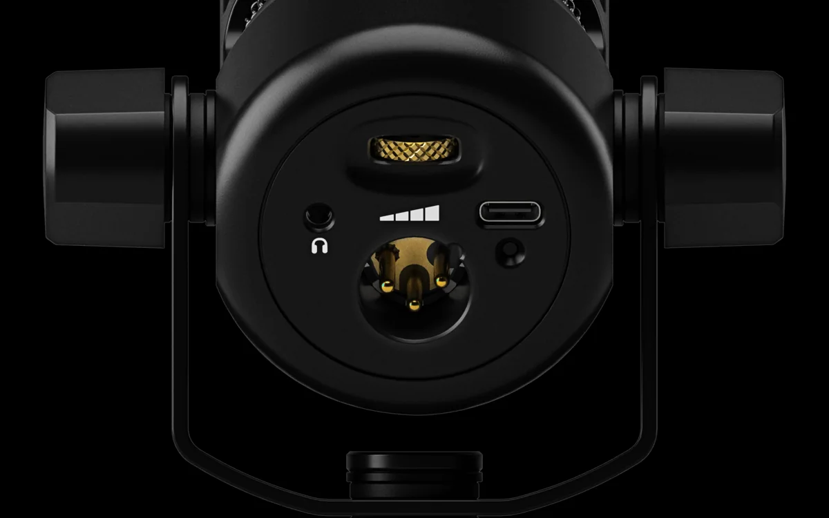 RØDE PodMic USB rear panel